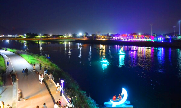 장성 황룡강 길동무 꽃길축제