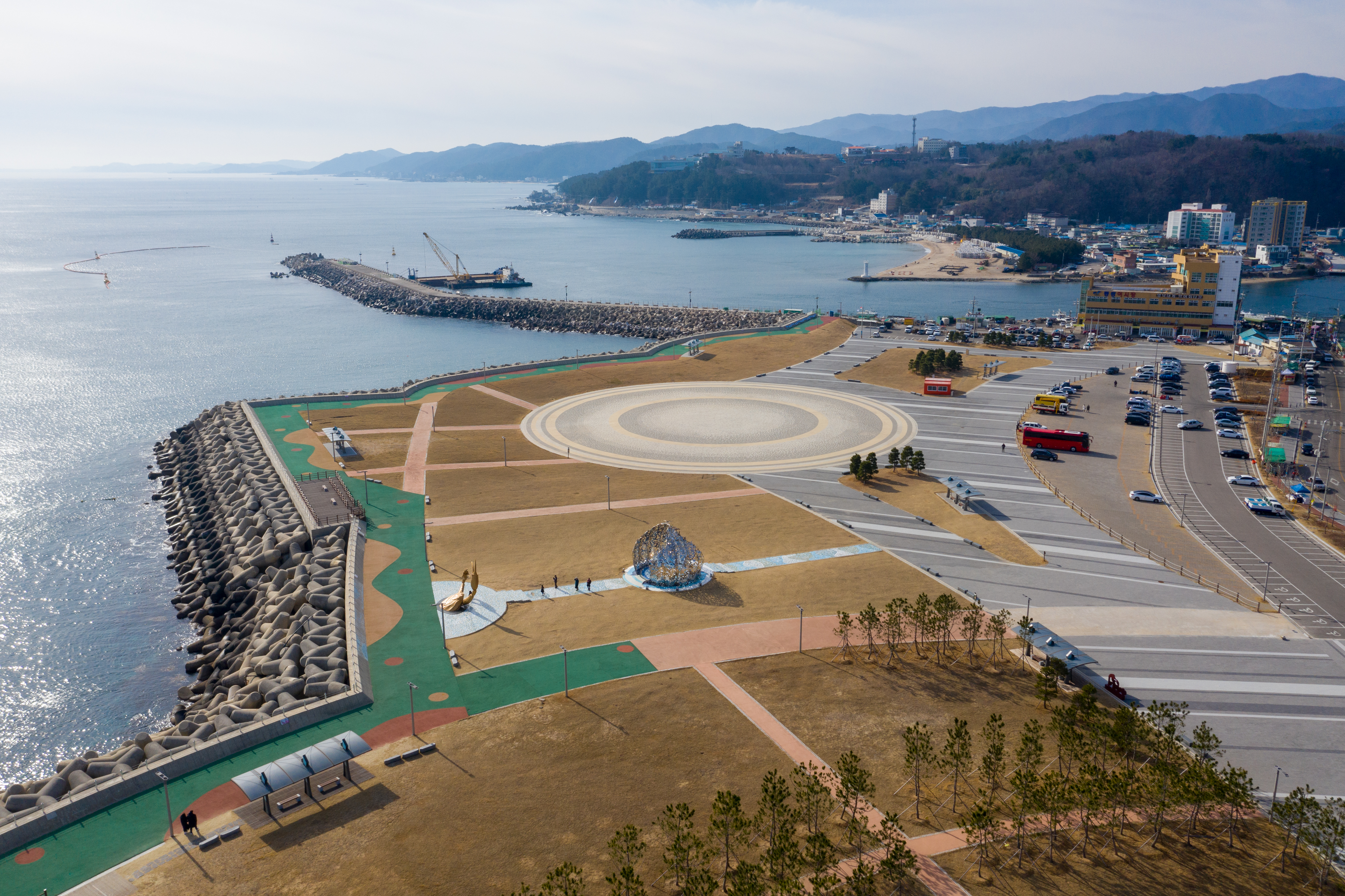 영덕 해파랑공원 항공사진