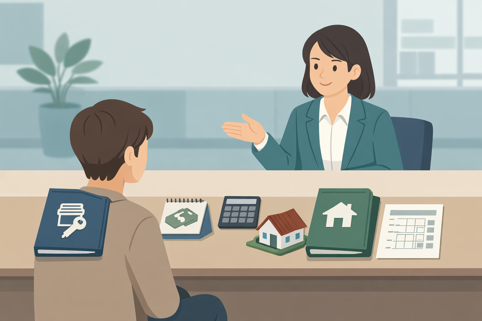 버팀목전세자금대출 vs 디딤돌대출 비교에서 전세계약과 주택구입 계약의 판단 흐름이 어떻게 나뉘는지 이해하도록 보여주는 안내 이미지