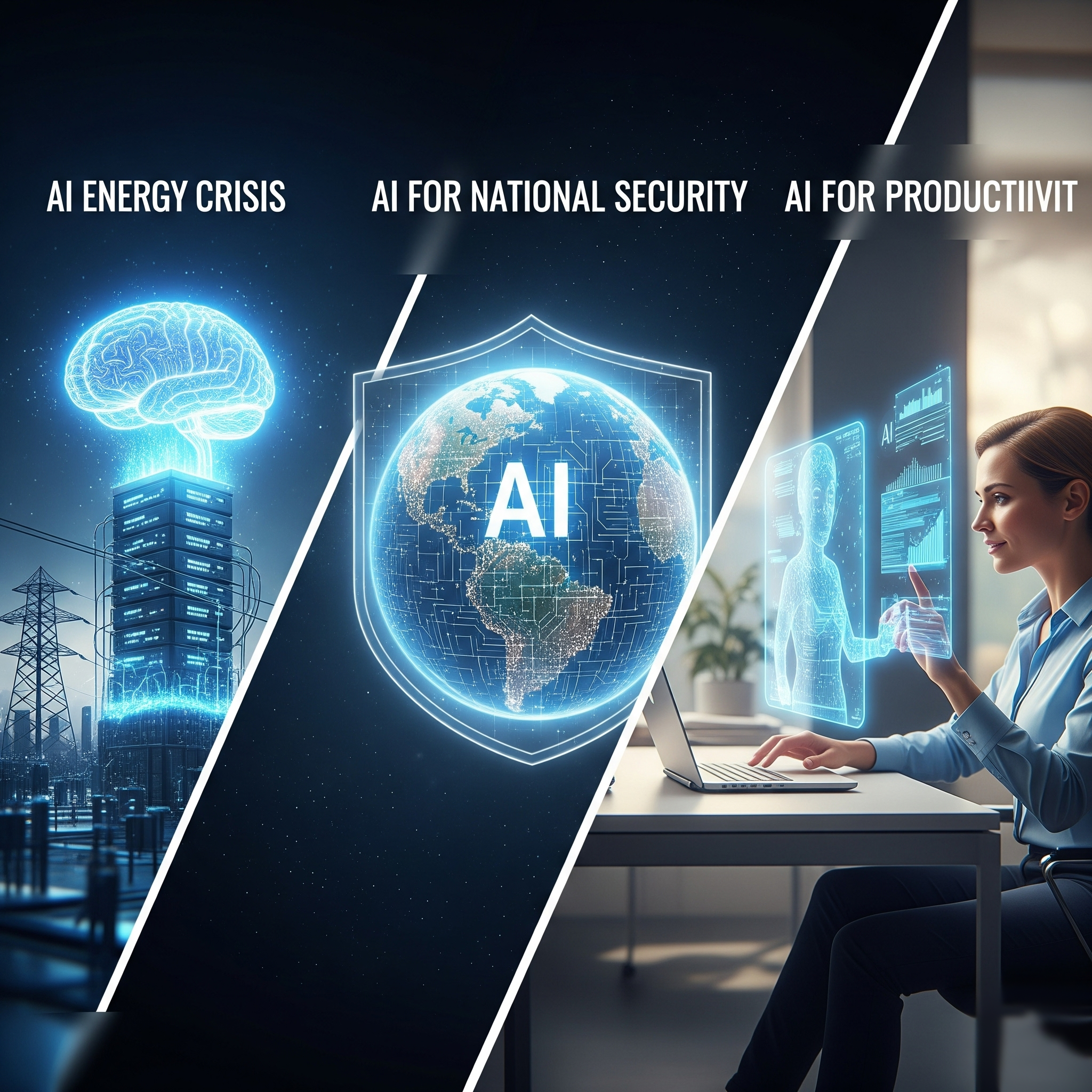AI, 전기 먹는 하마 
AI,보이지 않는 위협과 싸우는 
AI,시간 재배치