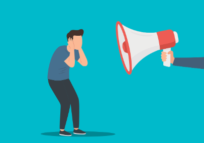 소음에 괴로워하는 남자