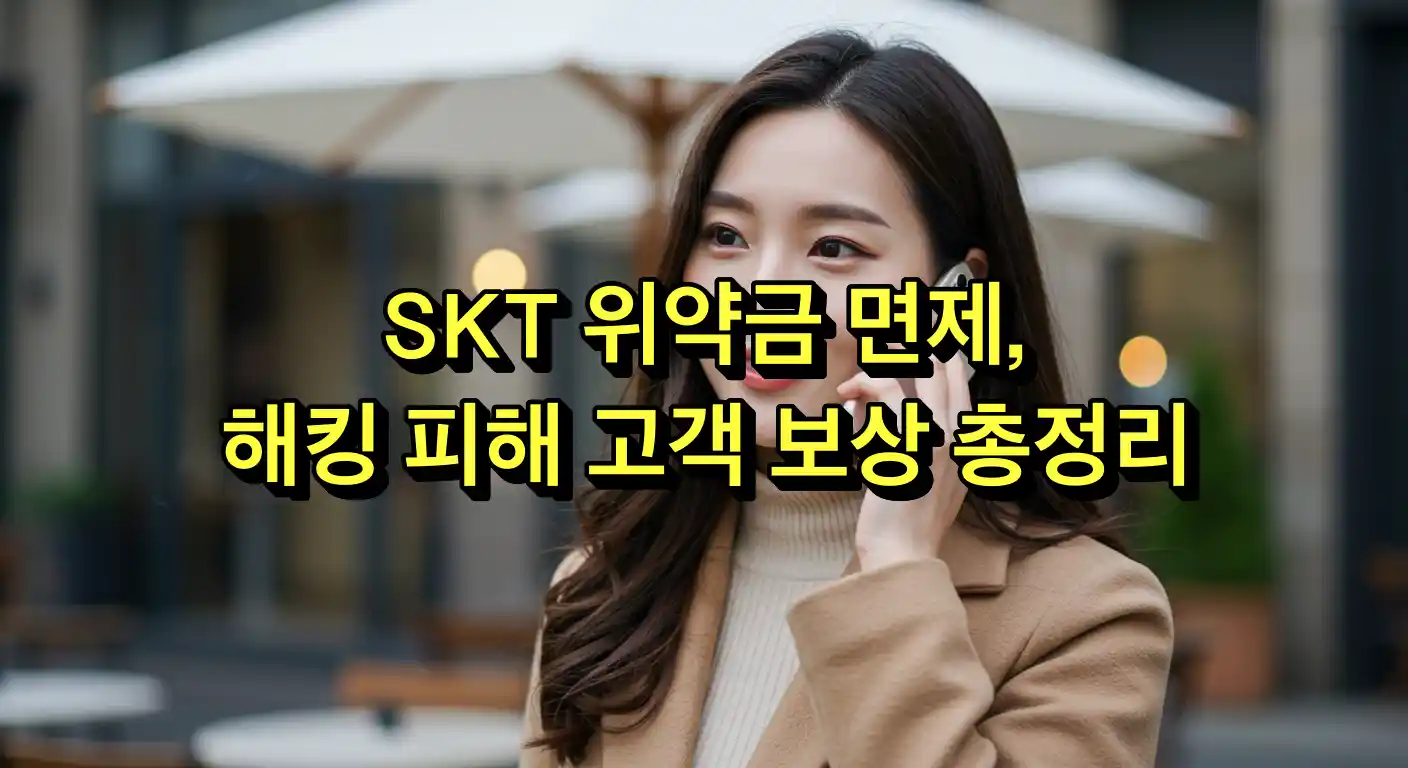 SKT 위약금 면제, 해킹 피해 고객 보상 총정리