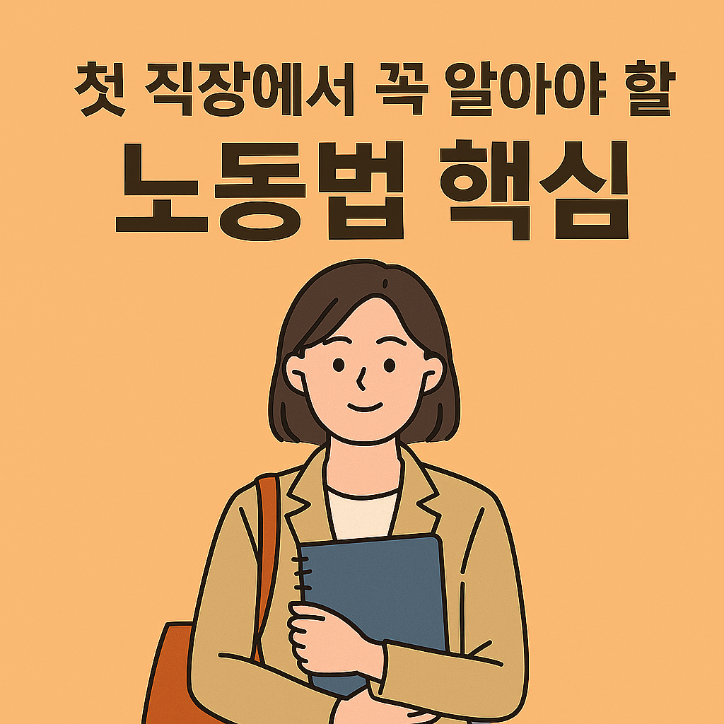취준생 첫 직장에서 당하지 않으려면 알아야할 노동법 핵심!