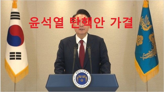 탄핵가결_윤석열_담화
