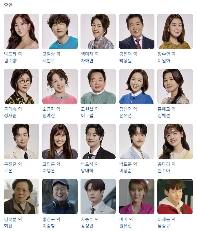 미녀와순정남-등장인물-출연진