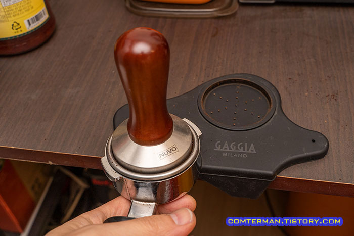 58mm NUVO 탬퍼 가찌아 탬핑 매트