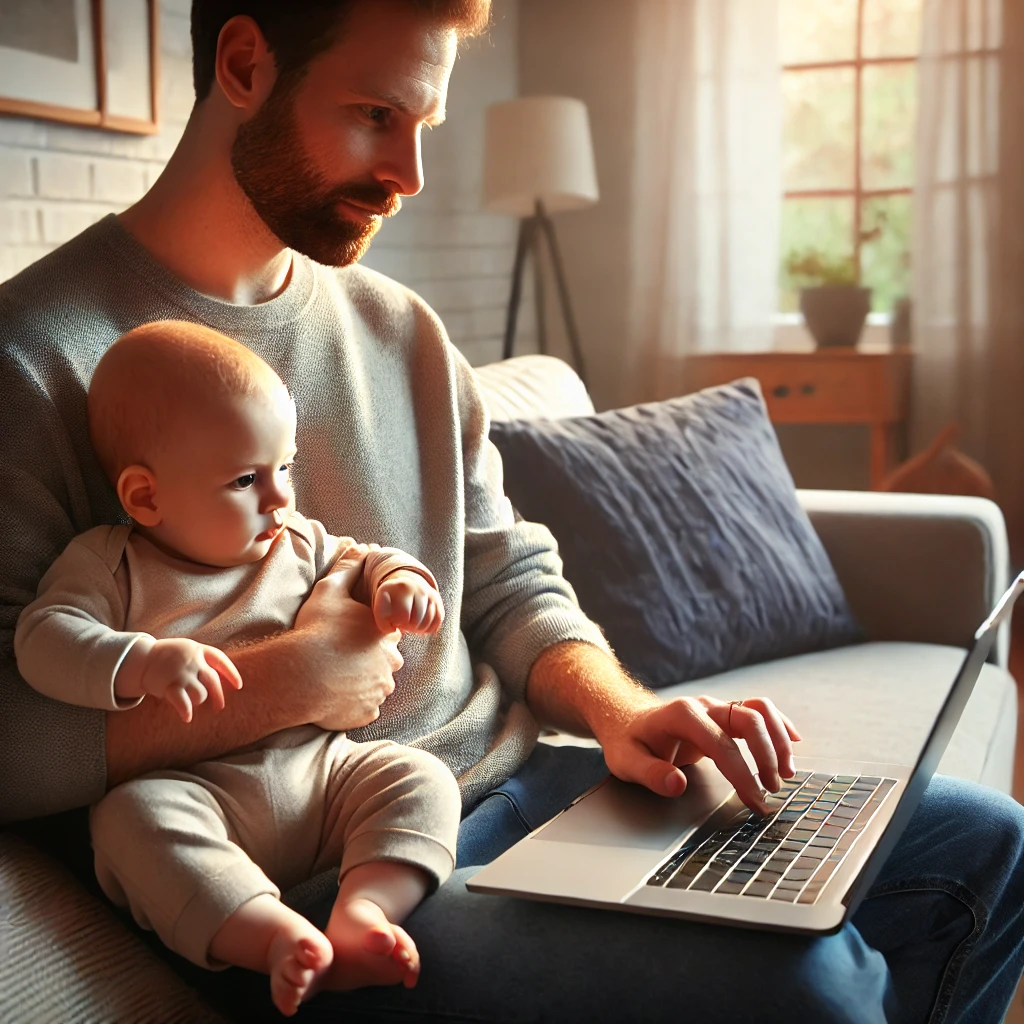 육아휴직 급여인상/제도변화 그림