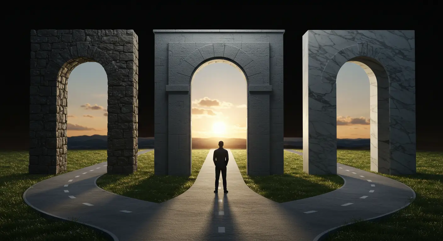 자신의 신용점수 조건에 맞는 채무통합 방법을 고민하는 모습