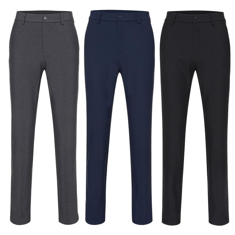 JDX 제이디엑스 남성 겨울 골프웨어 바지 스판 기모 방풍 플리스 본딩 팬츠 블루 그레이