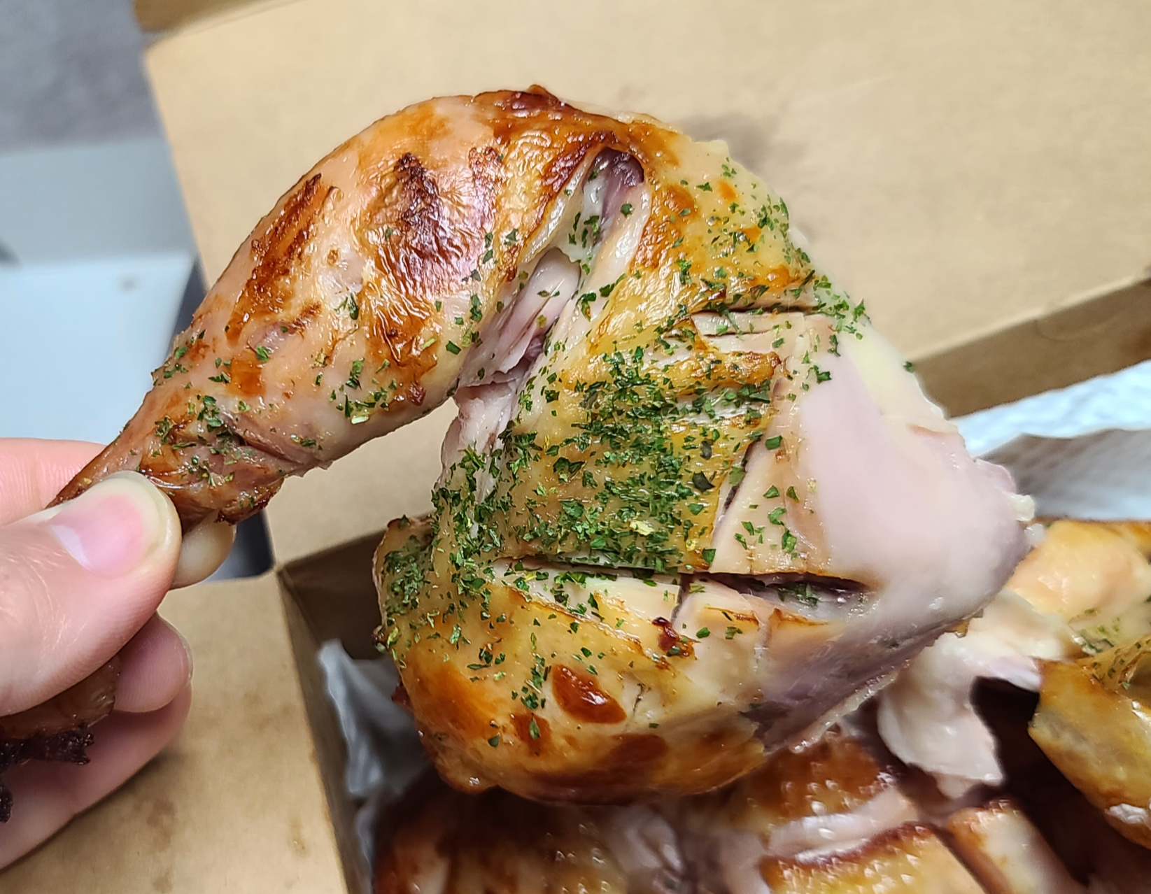 상대원 배달맛집 브로오븐구이치킨 닭다리 야식