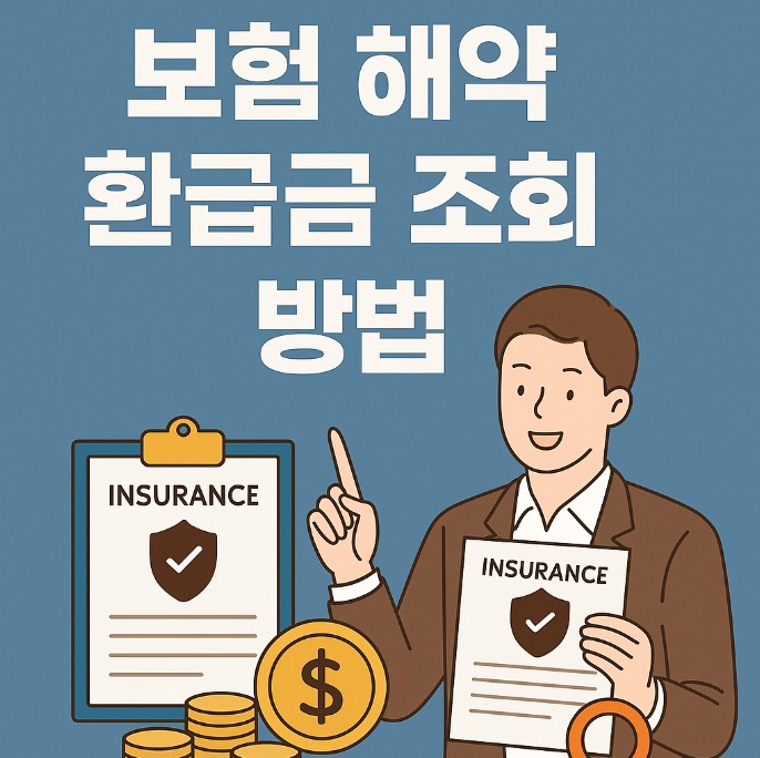 보험 해약 환급금 조회 방법