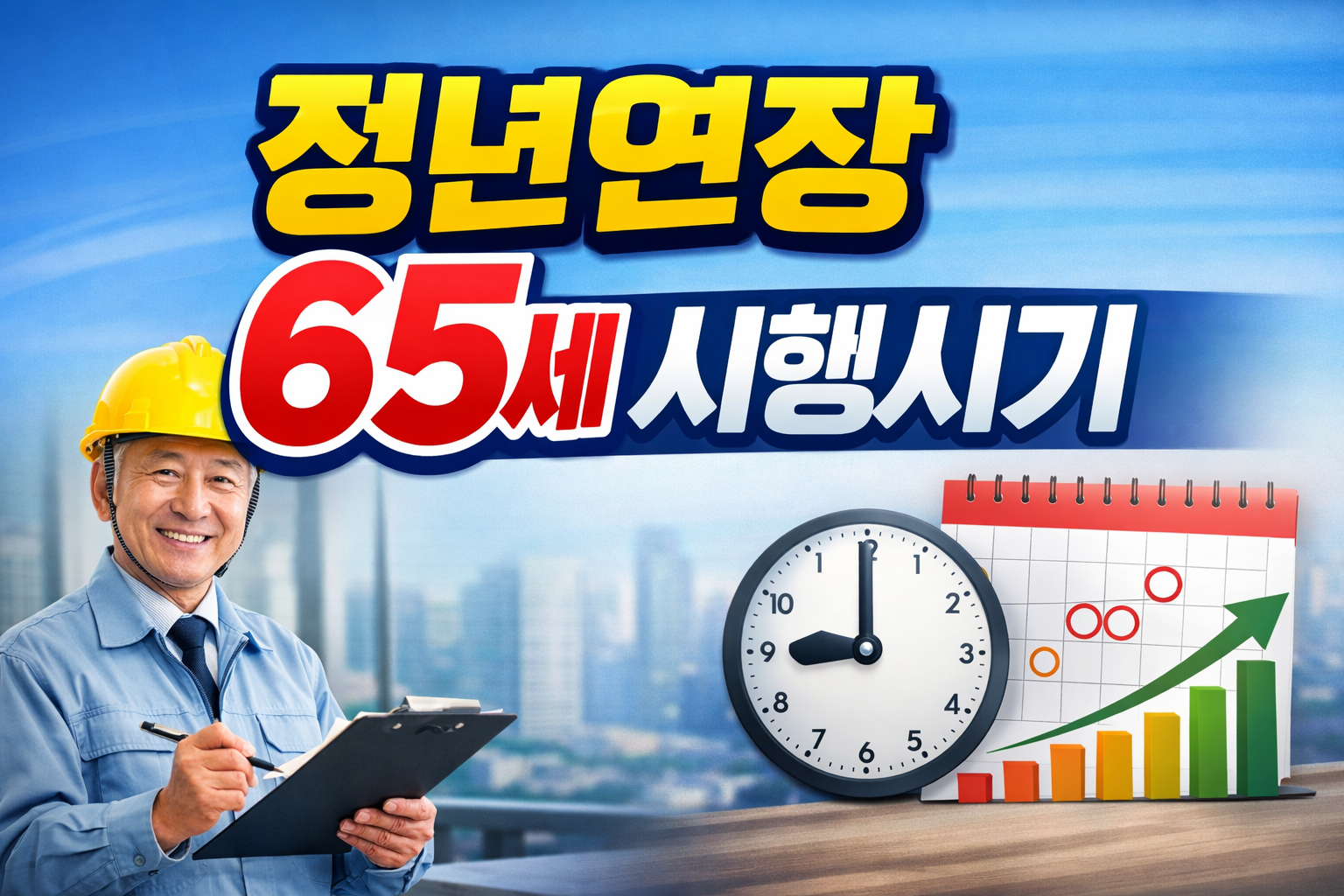 정년연장 65세 시행시기