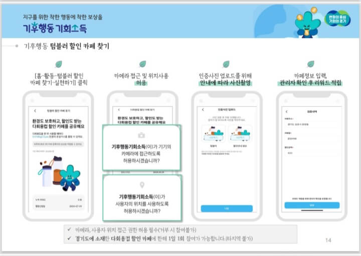경기도 기후행동 기회소득 신청방법