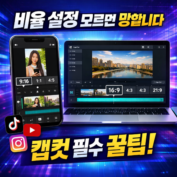 캡컷 영상 비율