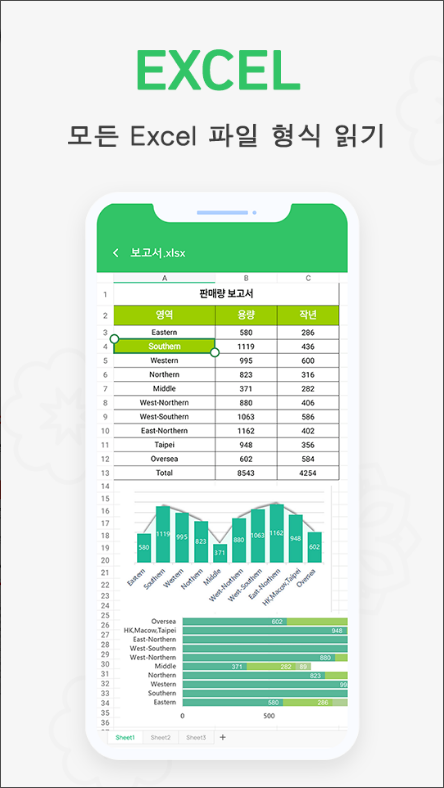 문서뷰어, Office 문서 리더, hwp 파일, Excel 뷰어, PDF 리더