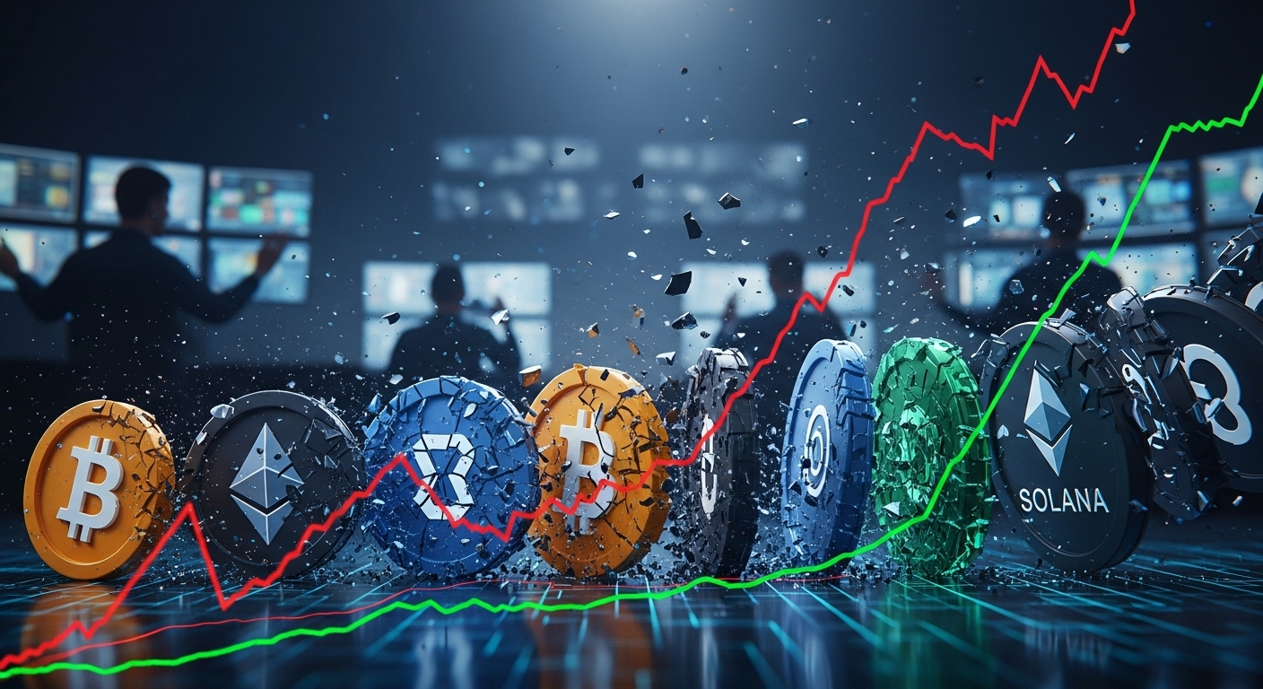 심리적 지지선 붕괴와 레버리지 포지션의 연쇄 청산으로 인한 비트코인 급락