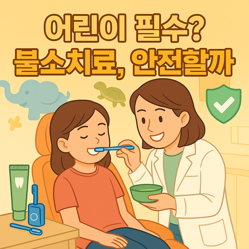 어린이 필수? 불소치료, 부모가 알아야 할 것 습관