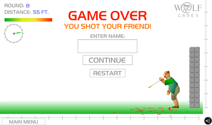 애플슈터-플래시게임-종료-화면