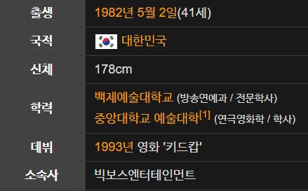 고규필 나이 학력 프로필