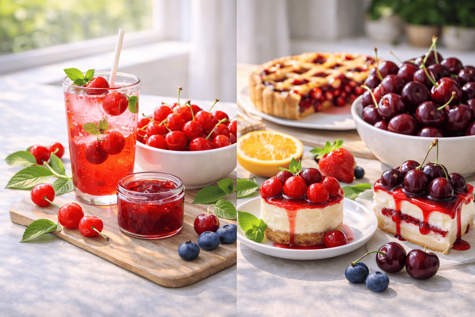 앵두와 체리의 건강 효능과 활용 차이