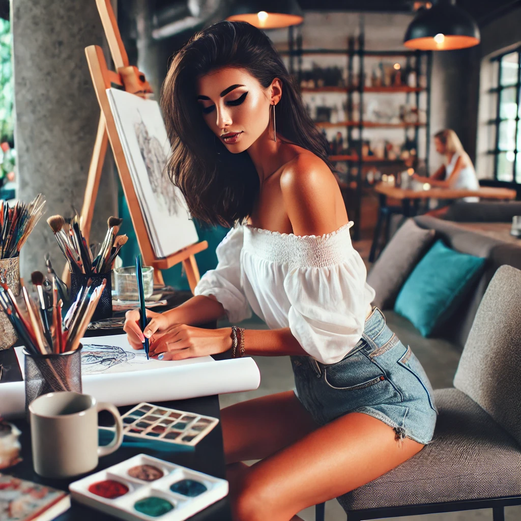 작업실 카페 이미지