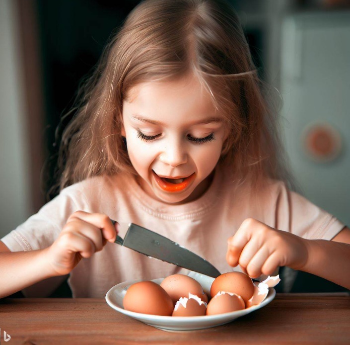 달걀 섭취(made by Bing)