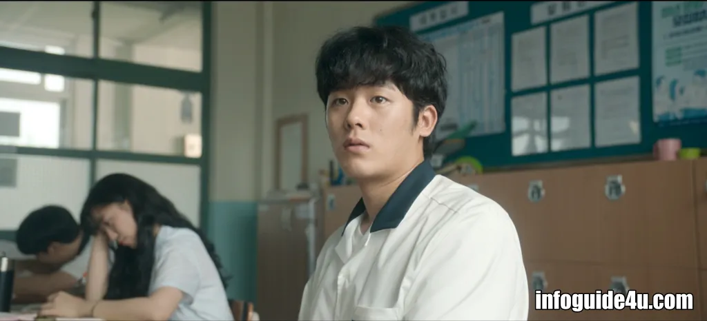 창가의 희수를 물끄러미 바라보는 봉석