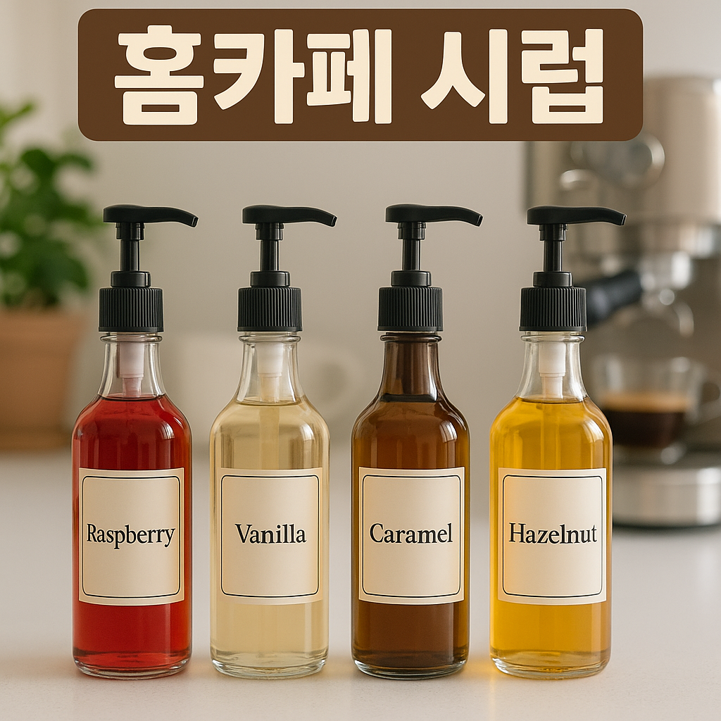 홈카페 시럽