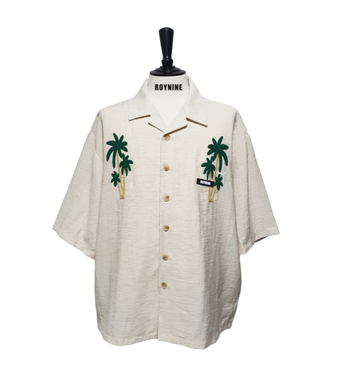 SBS 런닝맨 769회 최다니엘 셔츠 패션 – 로이나인 연베이지 린넨 야자수 반팔 남방