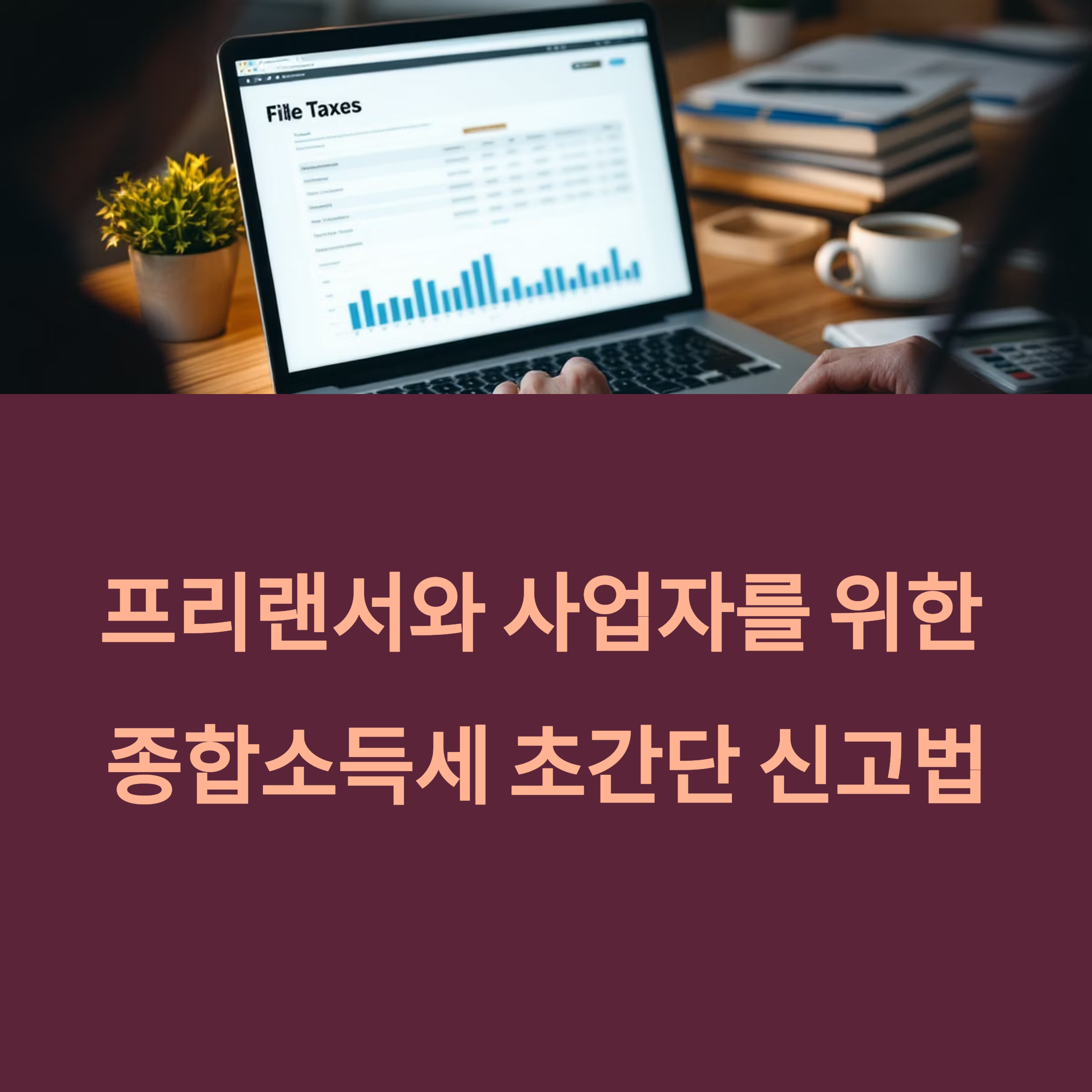 프리랜서와 사업자를 위한 종합소득세 초간단 신고법