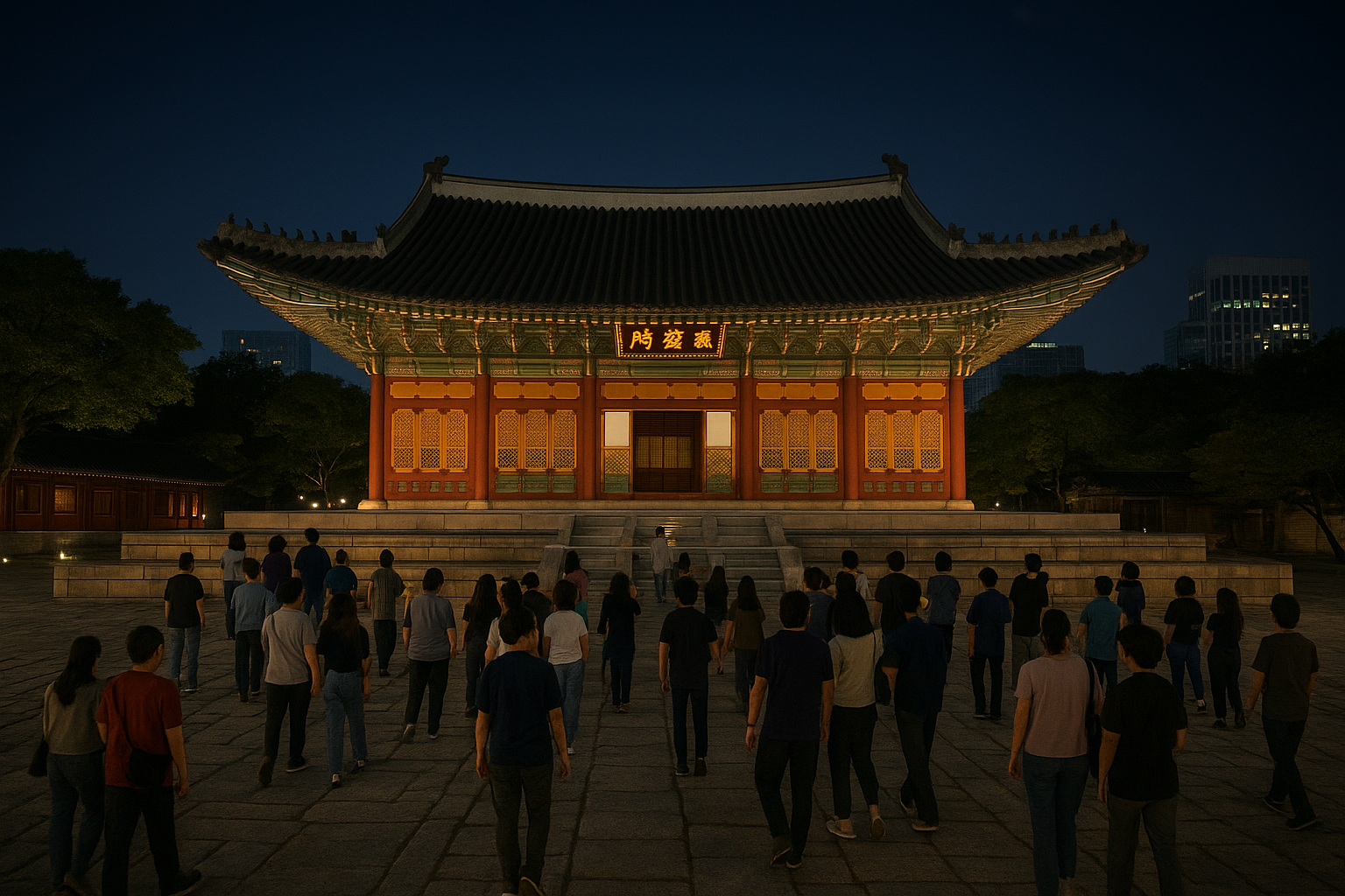 덕수궁 야간 개장이미지