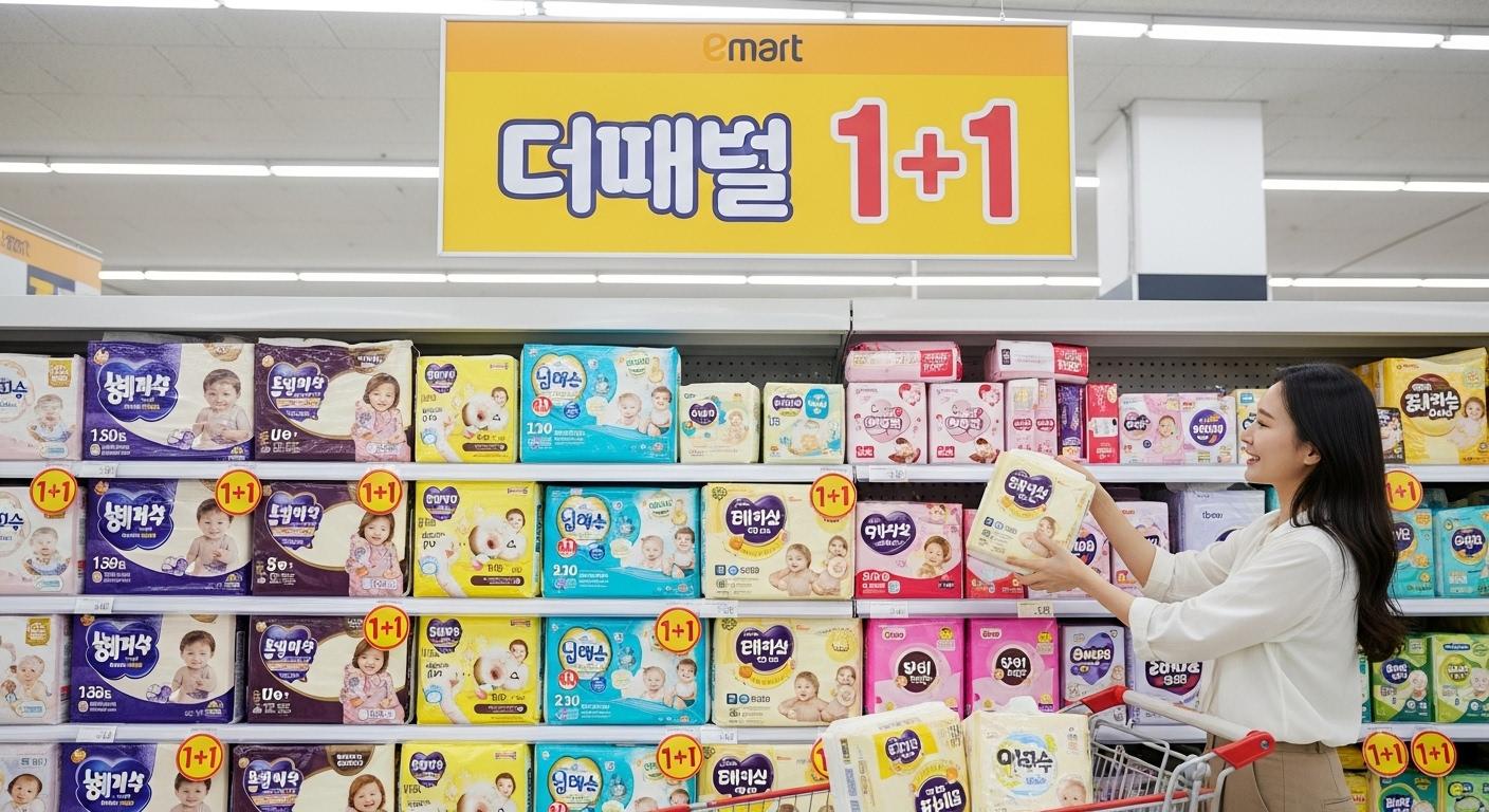 이마트 기저귀 1+1