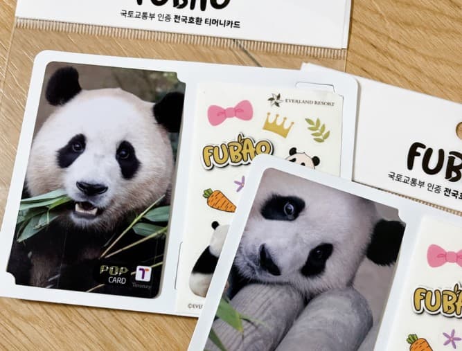 푸바오 교통카드