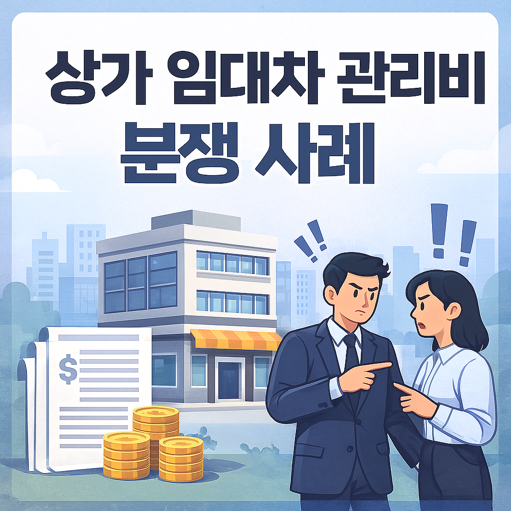 상가 임대차 분쟁 사례