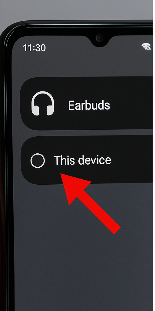 갤럭시 미디어 출력 전환