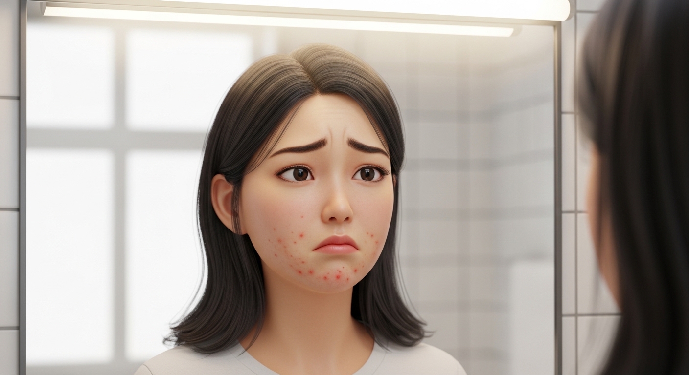 여드름 압출, 피부 진정