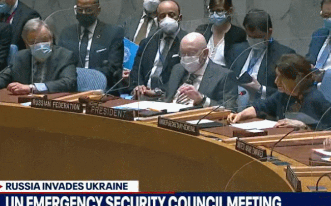 UN 안전보장 긴급 회의 Live stream: Russian invasion: Putin announces 'military operation' in Ukraine