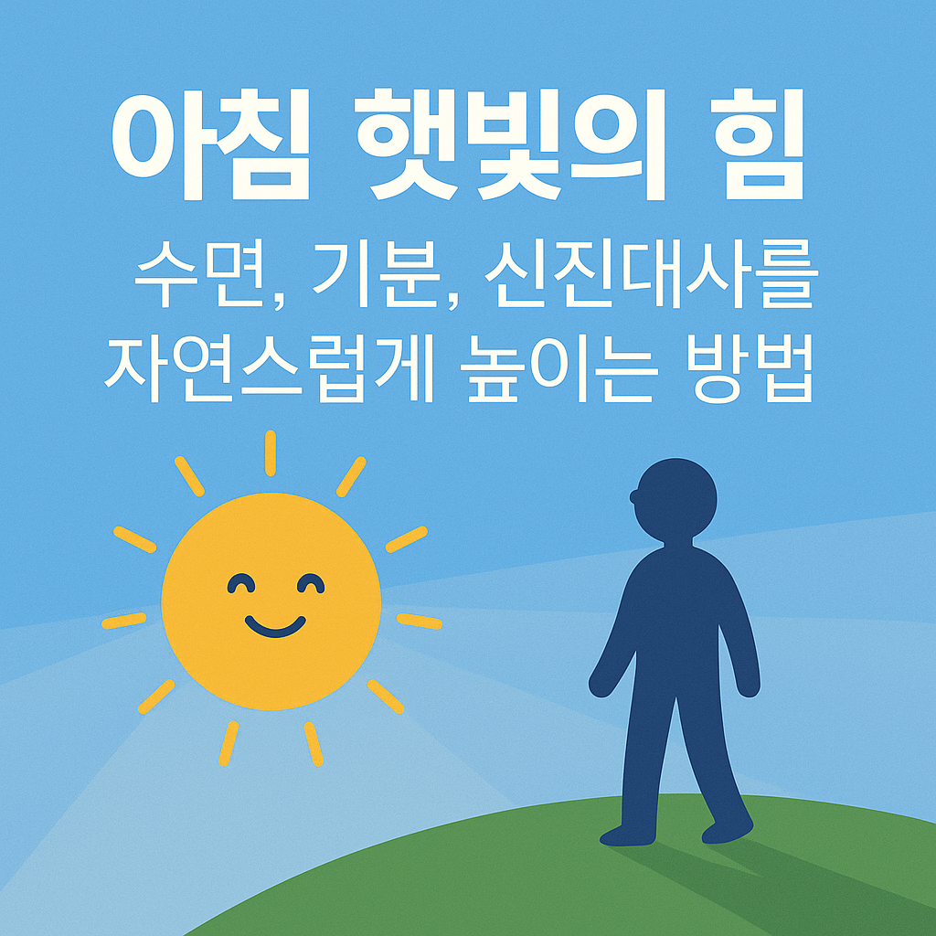 수면, 기분, 신진대사를 자연스럽게 높이는 방법