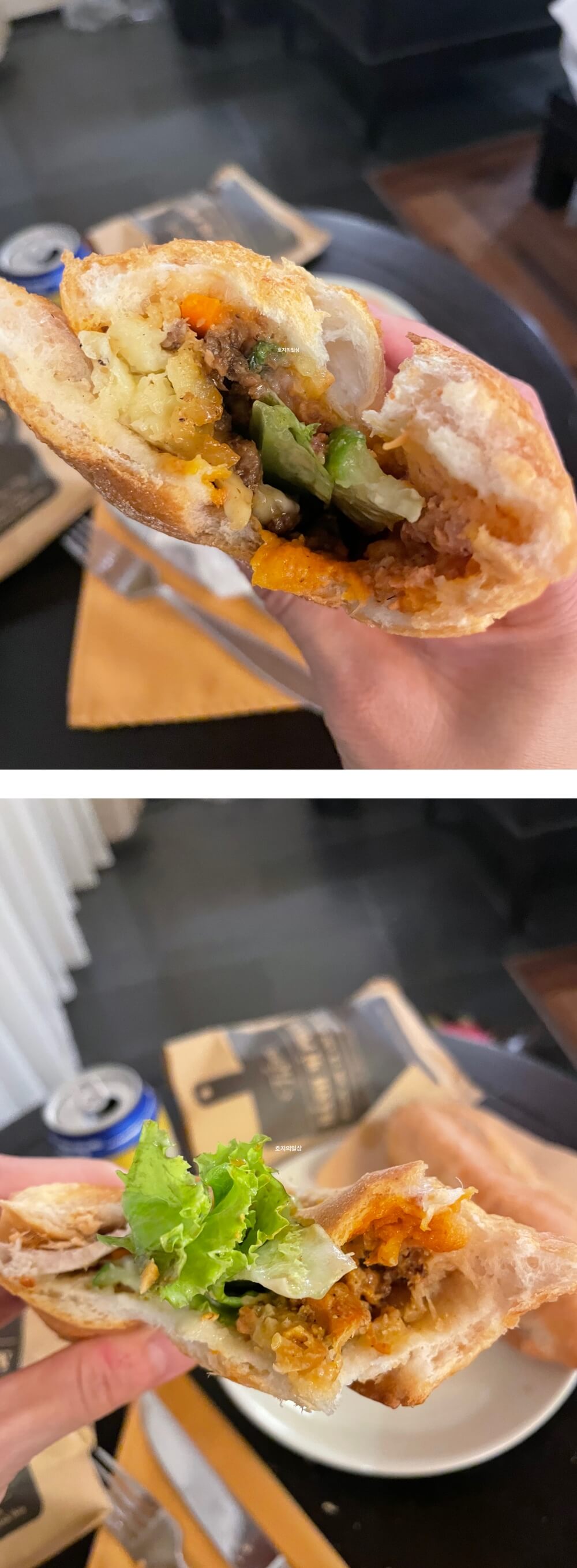 베트남 나트랑 로컬 반미 맛집 반미판 - 음식 내용물