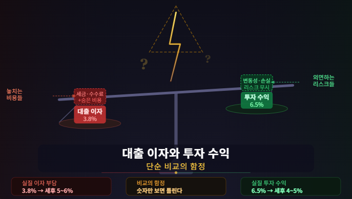 대출 이자와 투자 수익, 단순 비교의 함정