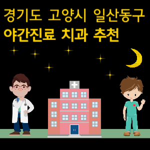 고양시 일산동구 치과 야간진료 병원 추천
