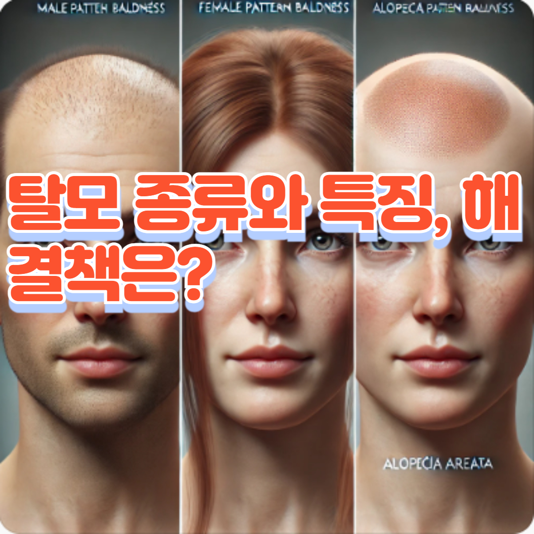 탈모 종류와 특징, 해결책은?