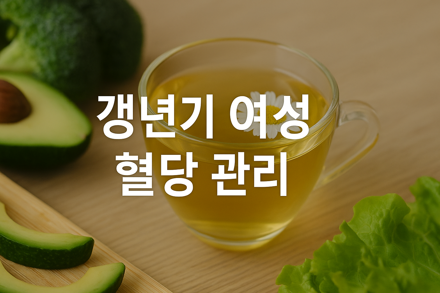 갱년기여성 혈당관리 관련이미지