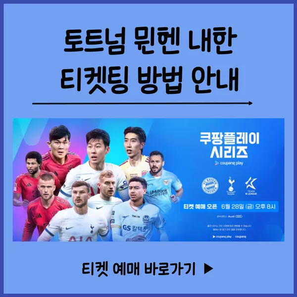 뮌헨 토트넘 티켓팅