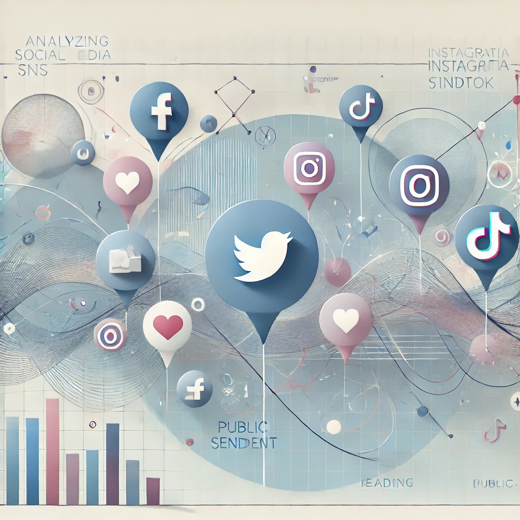 SNS를 이미지로 표현한 디자인