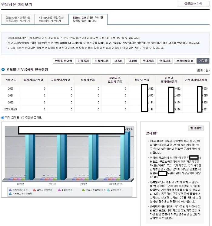 연말정산 미리보기