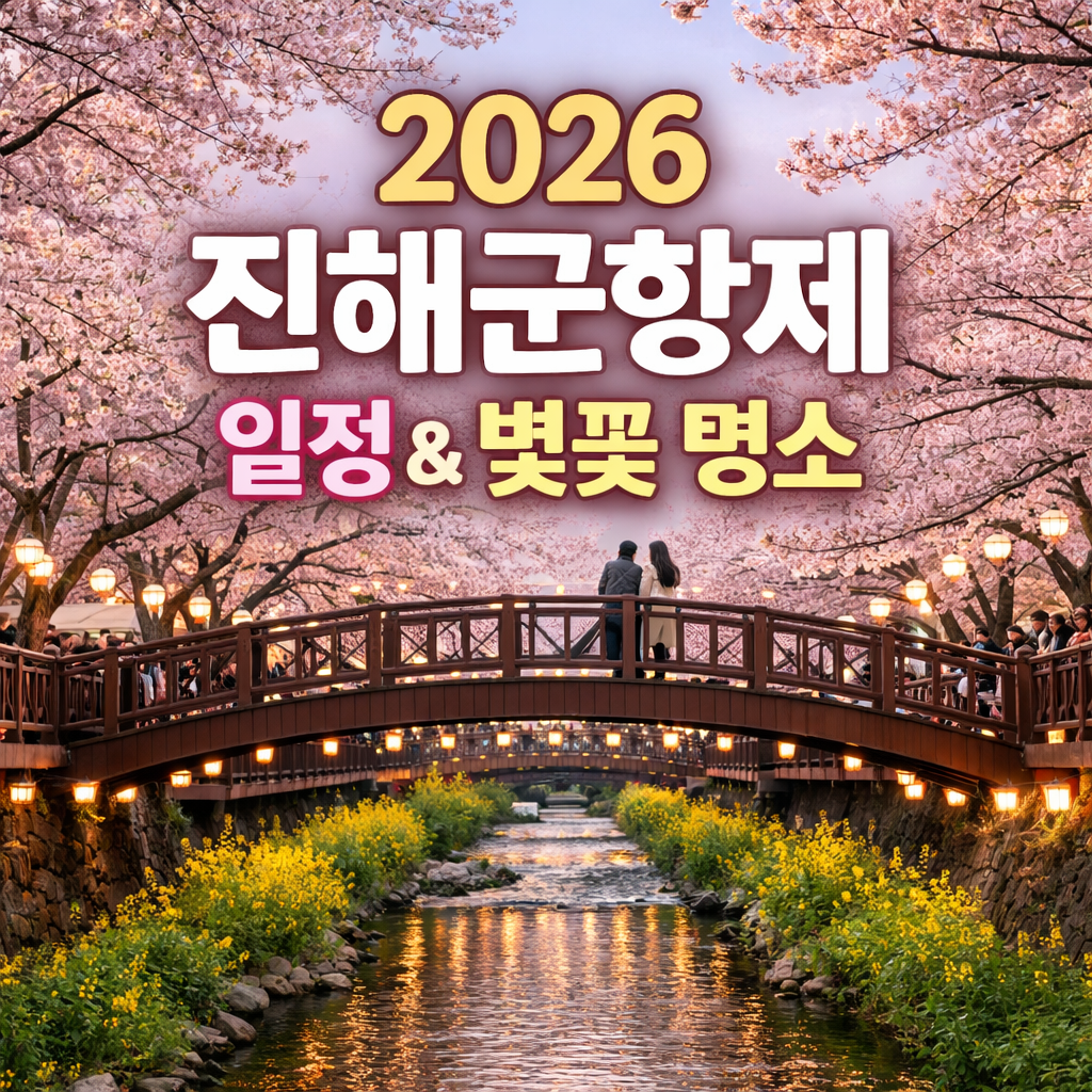 2026 진해군항제 일정 총정리 진해 벚꽃 명소·교통·주차 꿀팁까지