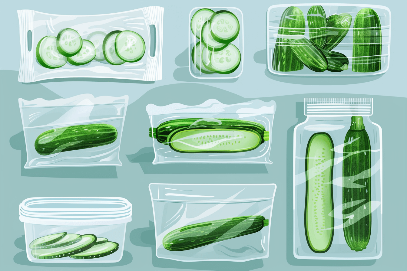 오이와-썰린-오이가-보관-용기들에-담겨-있는-이미지