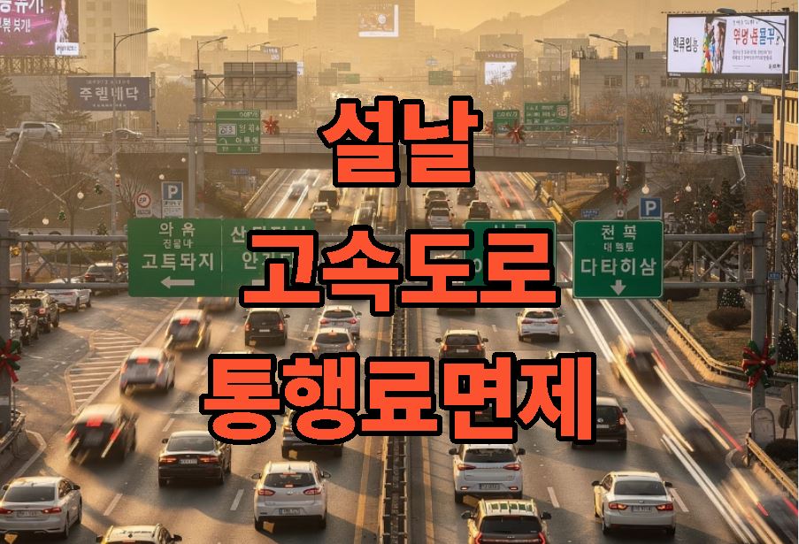 설날 고속도로 통행료 면제 ❘ 적용 기간은?