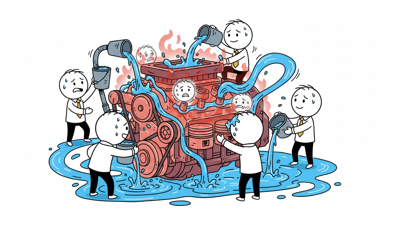 엔진 내부 열을 식혀주는 엔진 오일 냉각 및 순환 과정